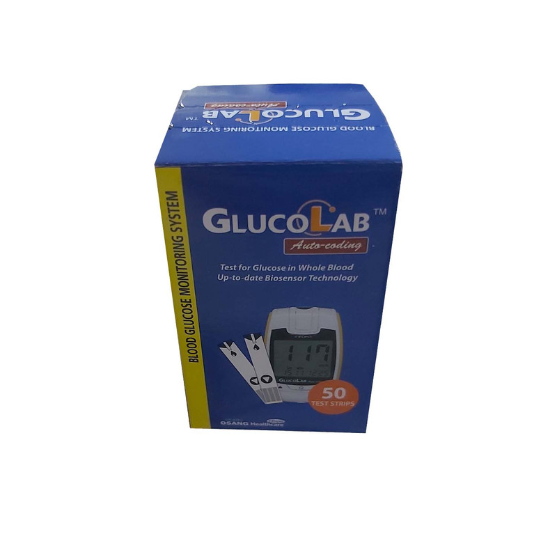 نوار تست قند خون گلوکولب gluco lab